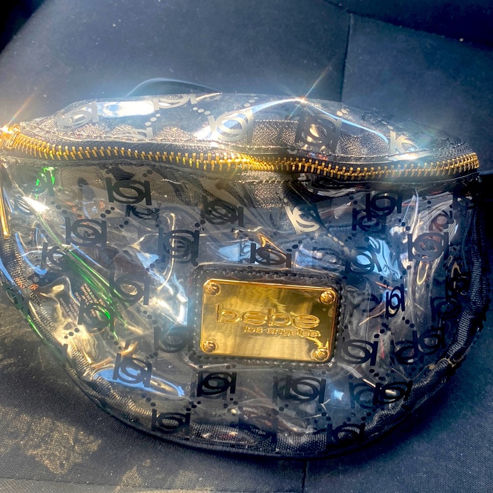Clear Bebe waist belt bag